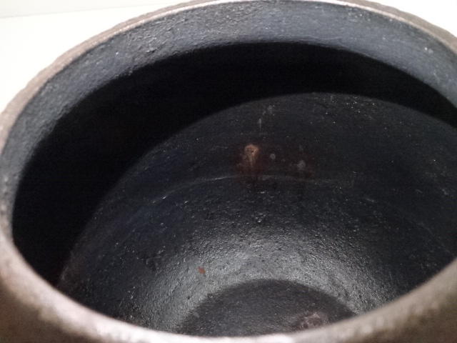 道具 ] - 道具 人間国宝 高橋敬典造 真形羽付釜（共箱） | ネット